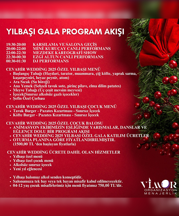 Cevahir Wedding Yılbaşı Programı 2025