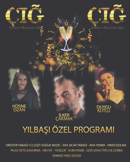 Çığ Gösteri Merkezi Yılbaşı 2019