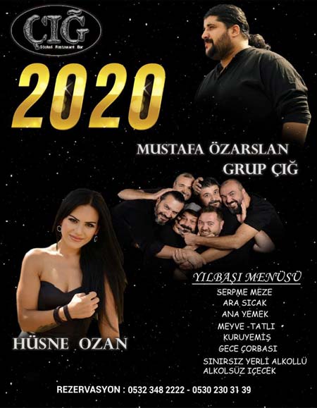 Çığ Gösteri Merkezi Yılbaşı Programı 2020