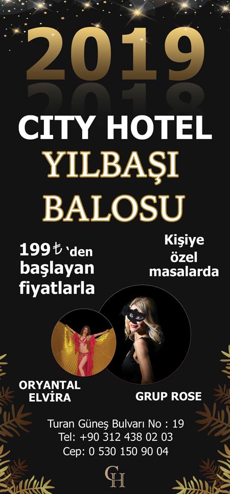 City Hotel Ankara Yılbaşı 2019