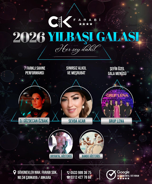 Sheraton Hotel Ankara Yılbaşı Programları 2026