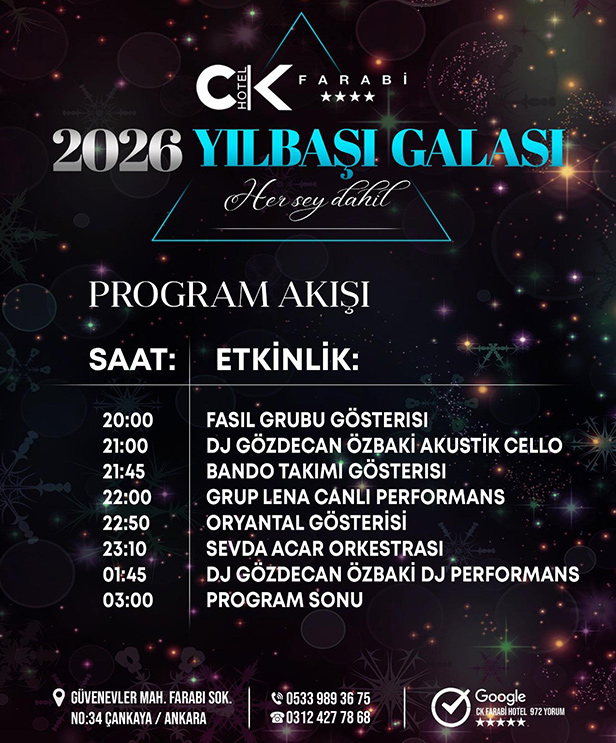 CK Farabi Ankara Yılbaşı Programı 2026