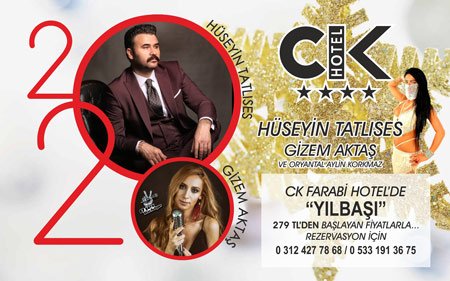 CK Farabi Otel Yılbaşı Programı 2020