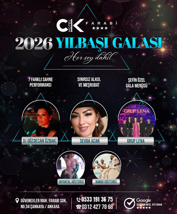 CK Farabi Otel Yılbaşı Programı 2026