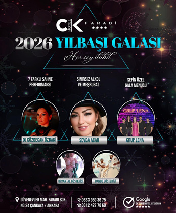 CK Farabi Otel Yılbaşı Programı 2026