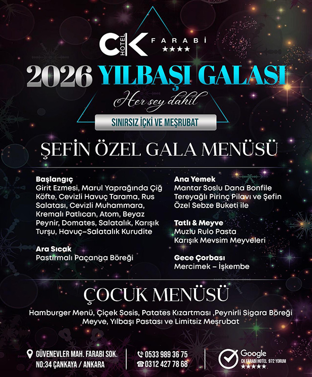 CK Farabi Ankara Yılbaşı Programı 2026