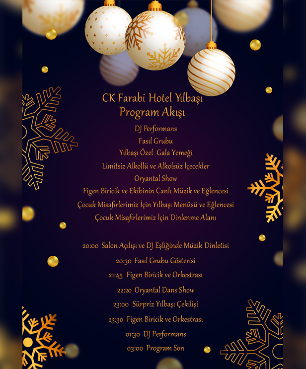 CK Farabi Hotel Ankara Yılbaşı 2025