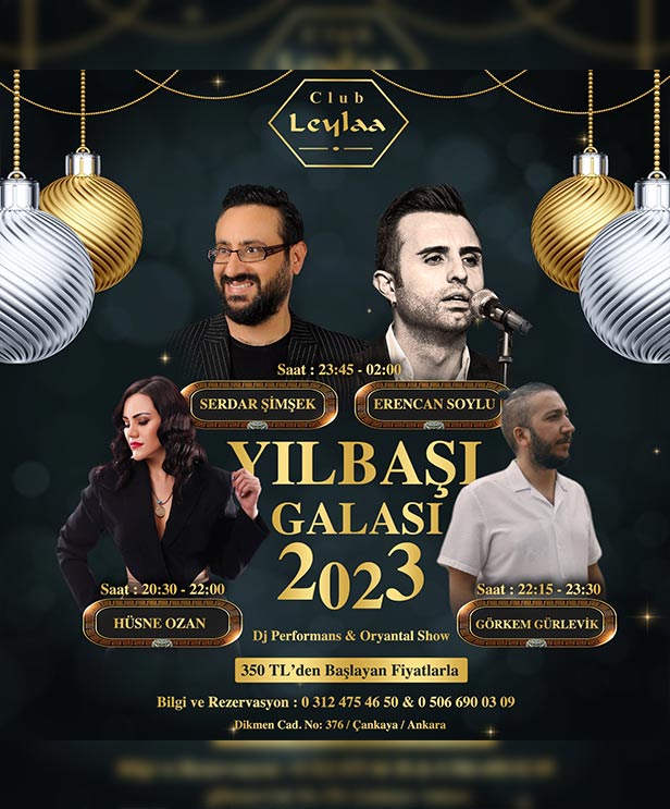 Club Leylaa 2023 Yılbaşı Programı