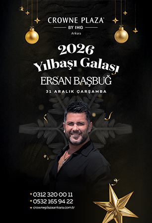 Crowne Plaza Ankara 2026 Yılbaşı
