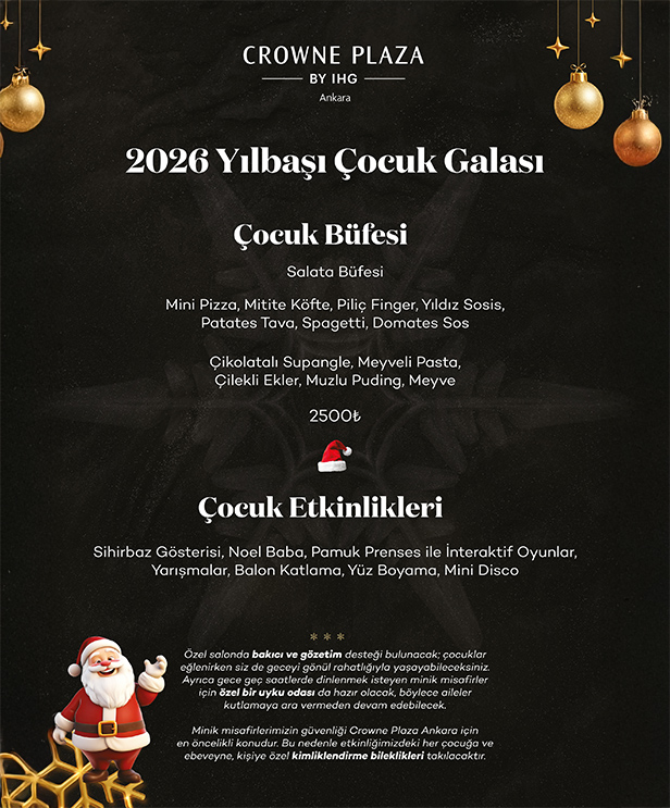 Crowne Plaza Ankara 2026 Yılbaşı