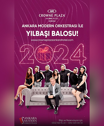 Crowne Plaza Hotel Ankara Yılbaşı Programı 2024