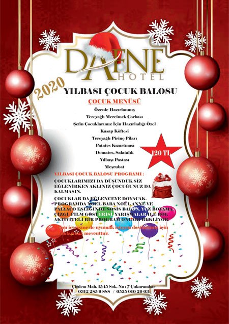 Dafne Hotel Yılbaşı Programı 2020