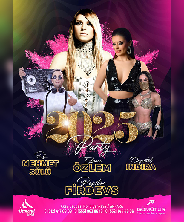 Gömü Tur Demonti Hotel 2025 Yılbaşı Programı