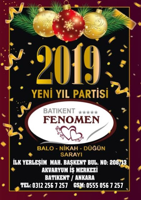 Fenomen Batıkent Yılbaşı Programı 2019