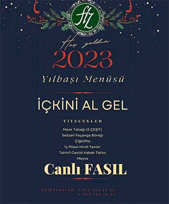 Fiz Meyhane Ankara Yılbaşı 2023