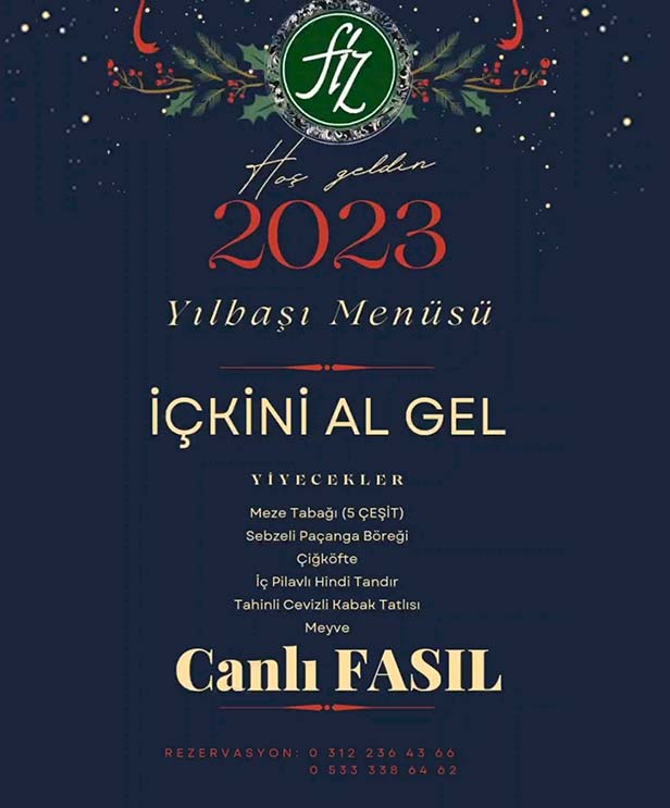 Fiz Meyhane Yılbaşı 2023