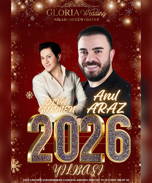 Gloria Wedding Çukurambar Plus Ankara Yılbaşı 2026