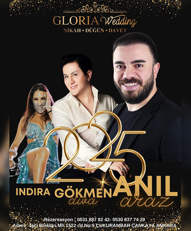 Gloria Wedding Plus Çukurambar 2025 Yılbaşı