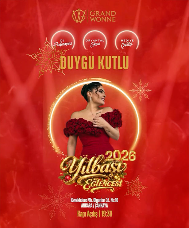 Grand Wonne Hotel Ankara Yılbaşı 2026