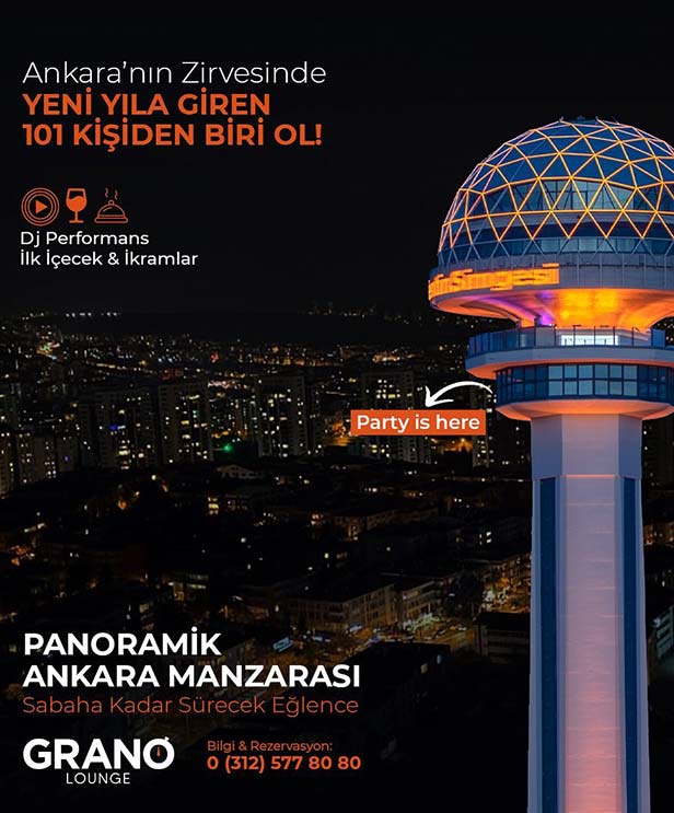 Grano Lounge Atakule Yılbaşı Programı 2023