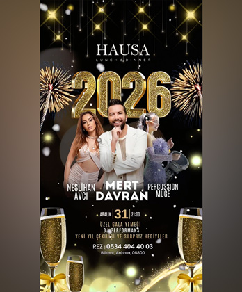 Hausa Lunch & Dinner 2026 Ankara Yılbaşı