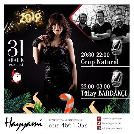 Hayyami Şarap Evi Yılbaşı 2019