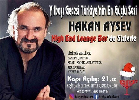 High End Lounge Ankara Yılbaşı 2019