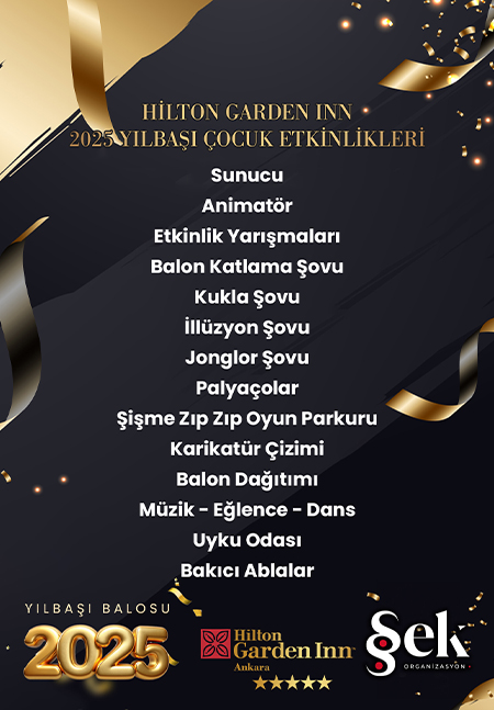 Hilton Garden Inn 2025 Yılbaşı Programı