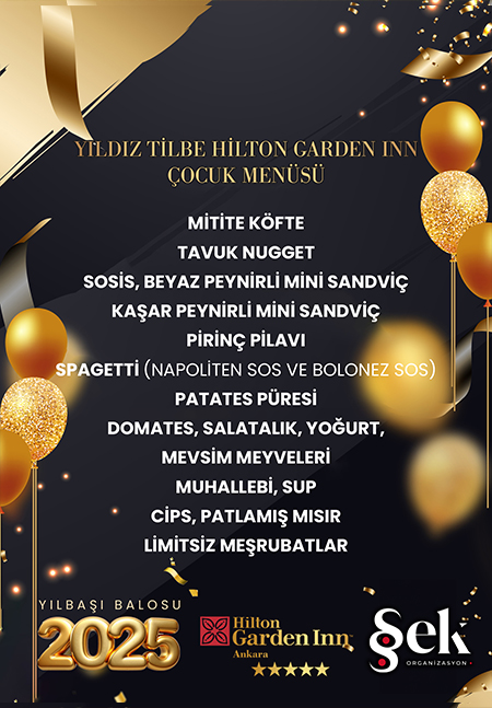Hilton Garden Inn 2025 Yılbaşı Programı