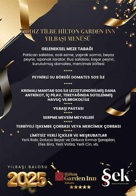 Hilton Garden Inn 2025 Yılbaşı Programı