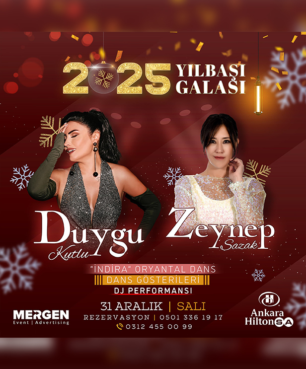 HiltonSA Ankara Yılbaşı Programı 2025