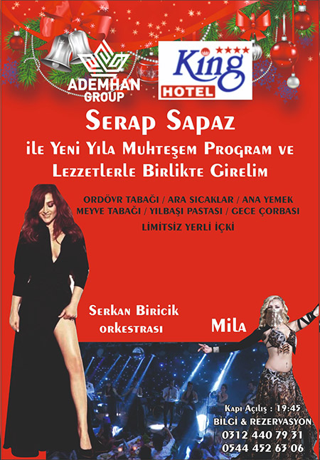 King Hotel Çankaya Yılbaşı 2022