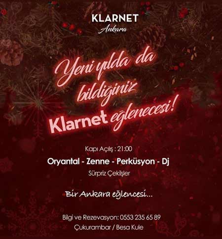 Klarnet Sahne Ankara Yılbaşı 2020