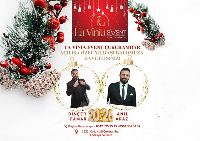 La Vinia Event Çukurambar 2026 Yılbaşı Ankara
