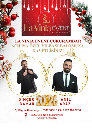 La Vinia Event Çukurambar 2026 Yılbaşı Ankara