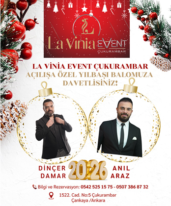 La Vinia Event Çukurambar Ankara Yılbaşı 2026