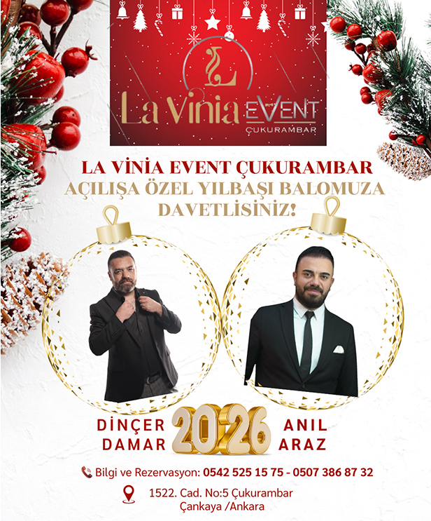 La Vinia Event Çukurambar Ankara Yılbaşı 2026