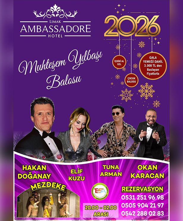 Limak Ambassadore Hotel Yılbaşı 2026