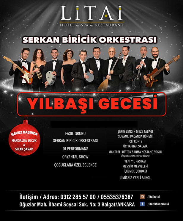 Litai Hotel Ankara 2023 Yılbaşı