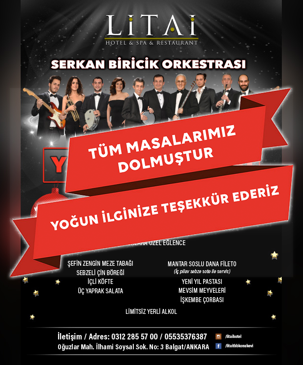 Litai Hotel 2024 Ankara Yılbaşı