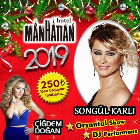 Manhattan Otel Yılbaşı Programı 2019