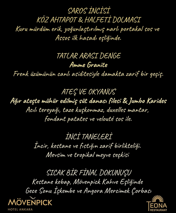 Mövenpick Hotel Ankara Yılbaşı Programı 2026