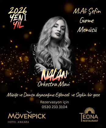 Mövenpick Hotel Ankara Yılbaşı Programı 2026