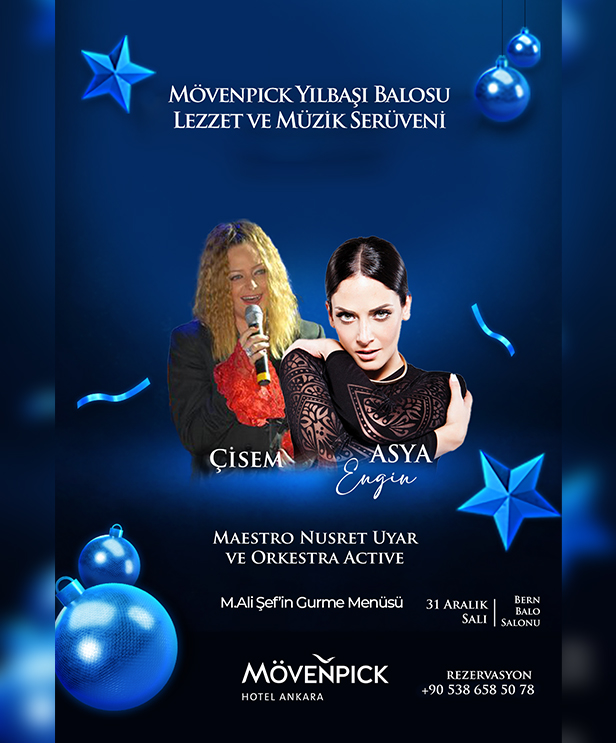 Mövenpick Hotel Ankara 2025 Yılbaşı Programı