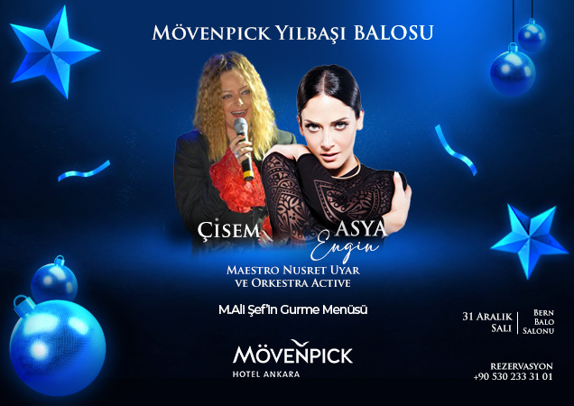 Mövenpick Hotel Ankara 2025 Yılbaşı Programı