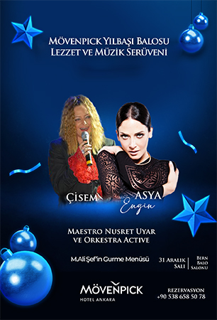 Mövenpick Hotel Ankara 2025 Yılbaşı Programı