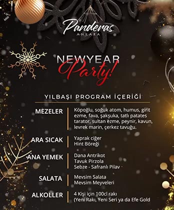 Panderas Ankara Yılbaşı Programı 2023