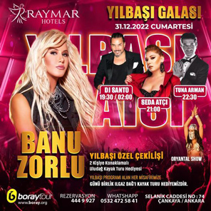 Raymar Hotel Ankara Yılbaşı 2023
