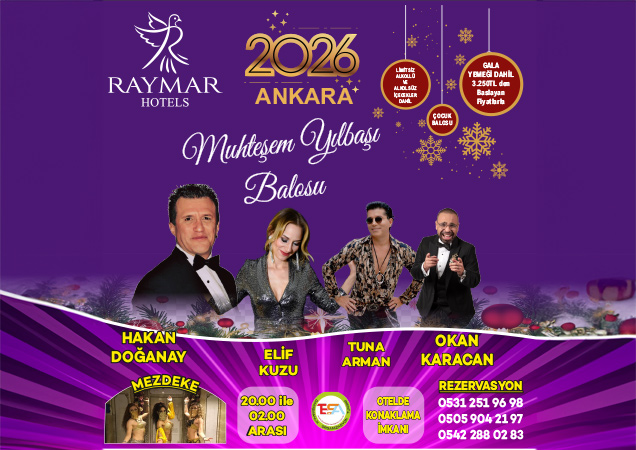Raymar Hotels Ankara Yılbaşı 2026