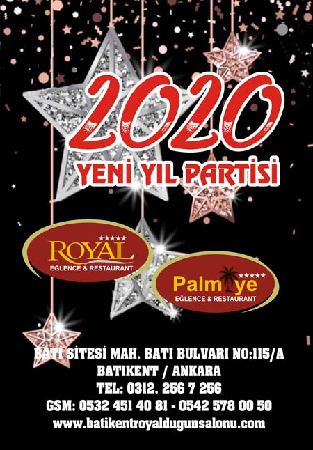 Royal Palmiye Restauran Ankara Yılbaşı 2020